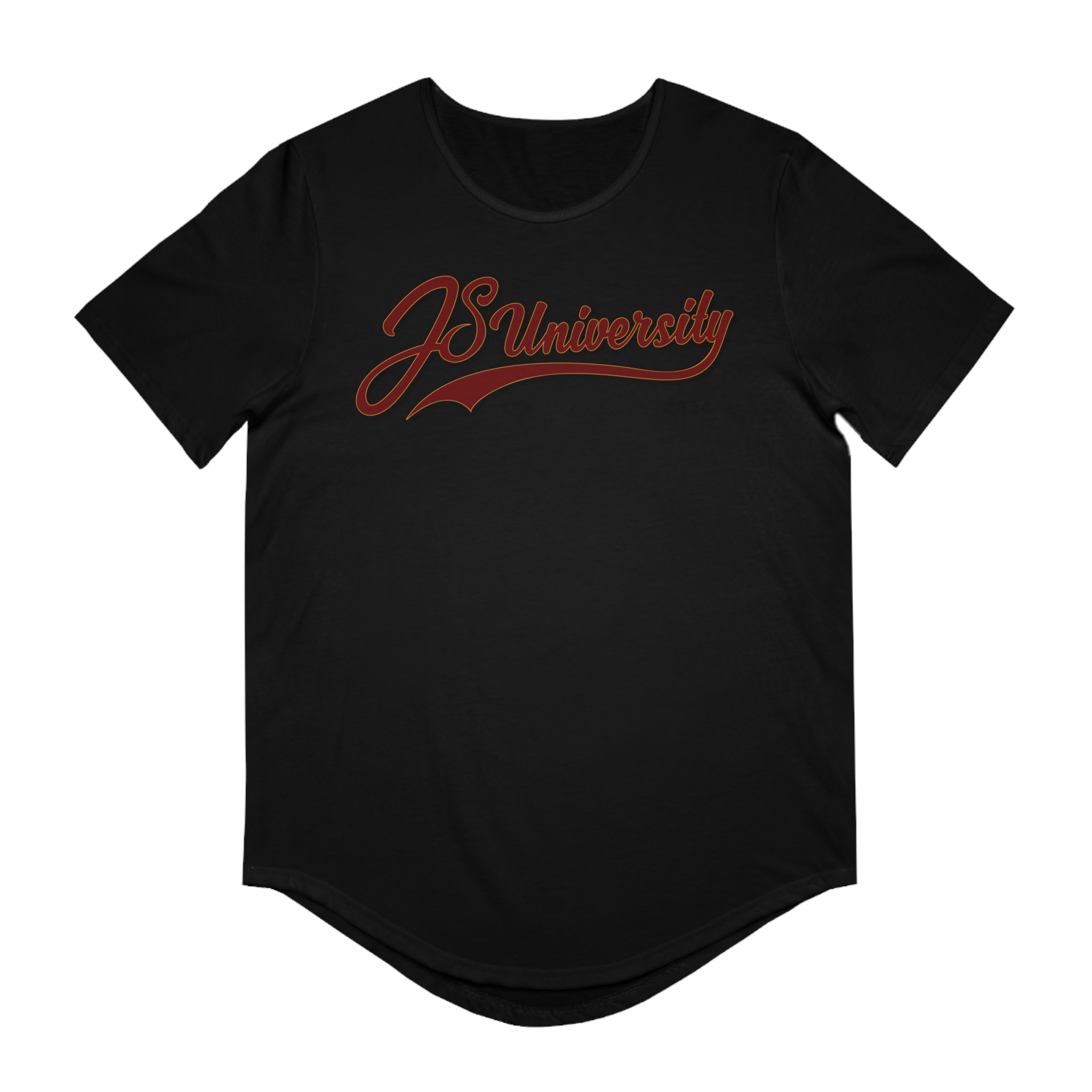 Men's Curved Hem Tee, Casual Men's Shirt, JSUniversity Apparel, Trendy Graphic Tee, Summer Fashion Top, College Style Clothes