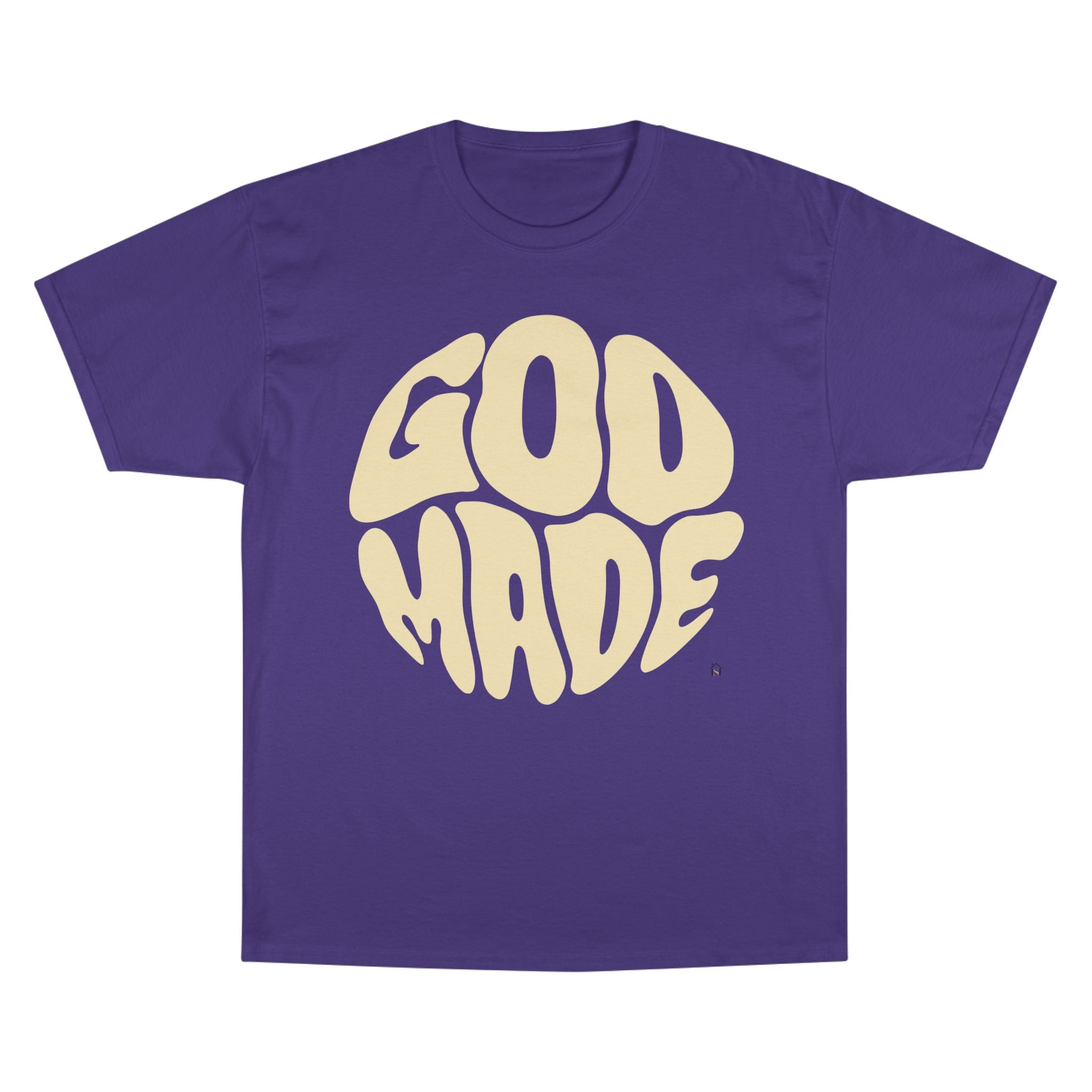 God Made Champion T-Shirt, Casual Wear, Gift for Believers, Inspirational Tee, Everyday Comfort