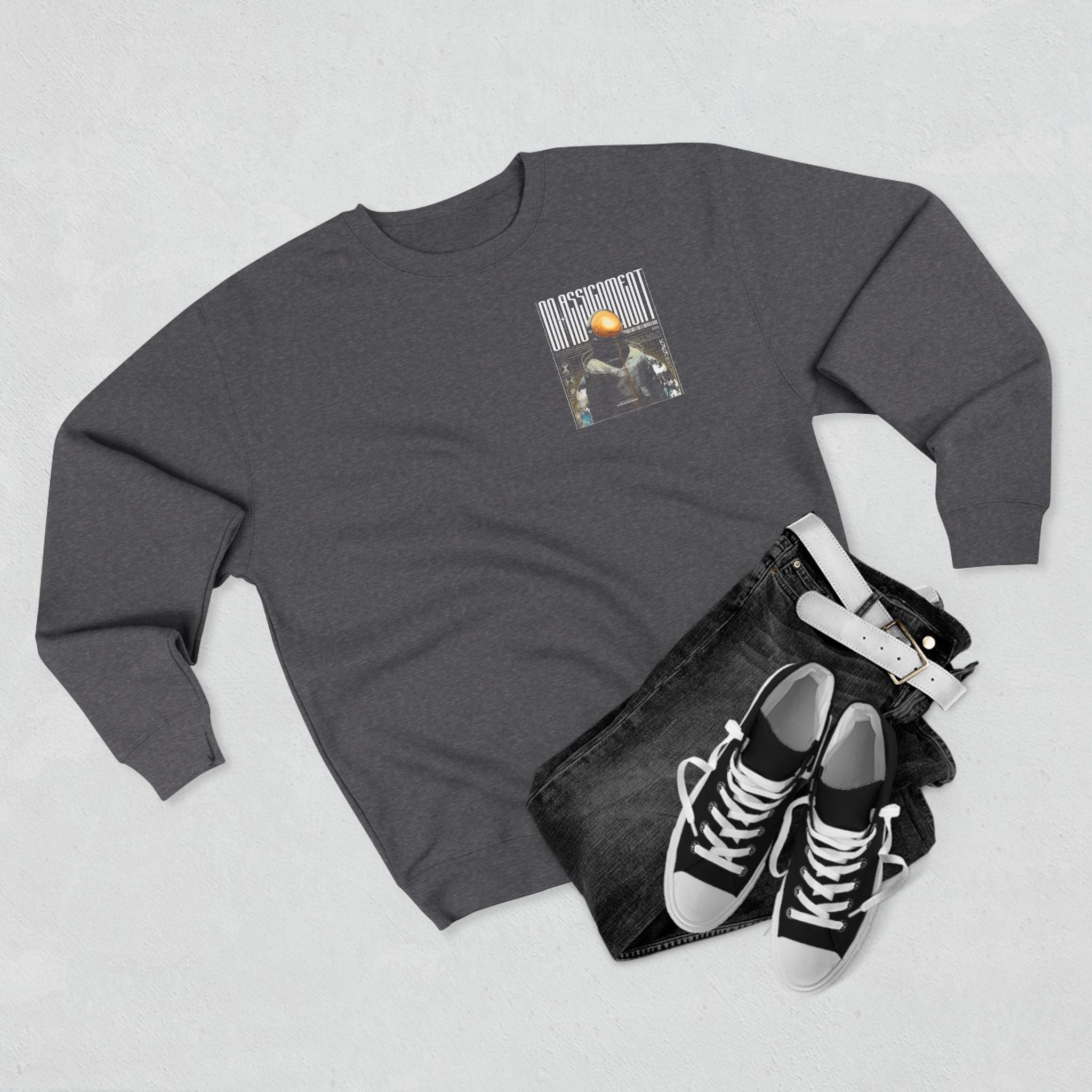 Futuristic Graphic Unisex Crewneck Sweatshirt - Cozy Streetwear, Gift for Tech Lovers, Statement Piece, Perfect for Casual Outings, [...]