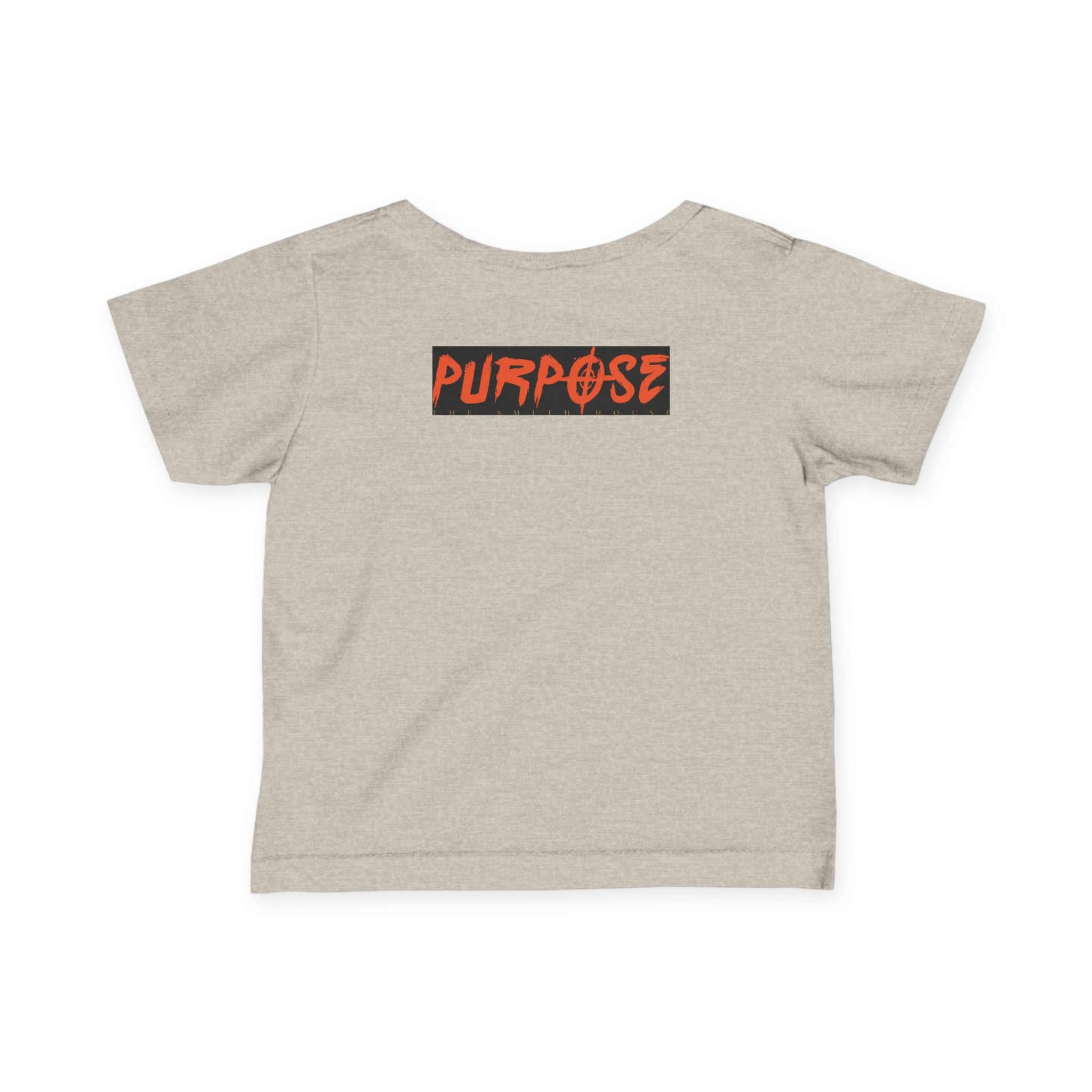 Stylish Purpose Infant Fine Jersey Tee - Trendy Baby Shirt with Bold Graphic Design