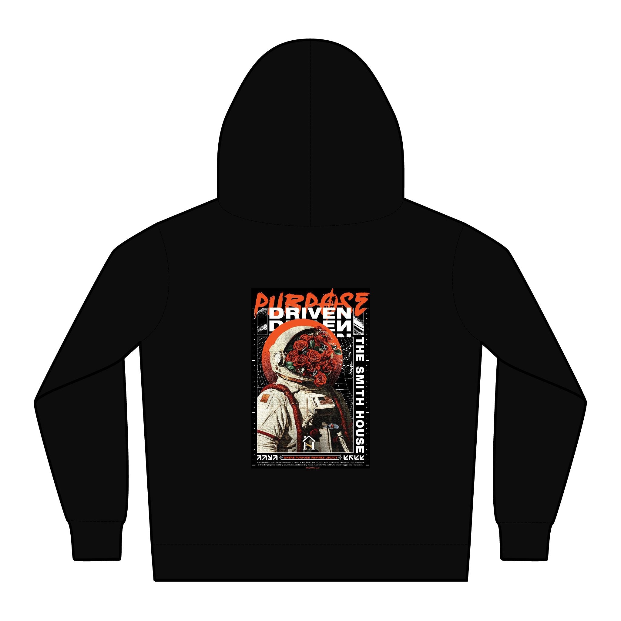 Purpose Driven Kids Relax Hoodie - Cool Black Design for Comfort & Style