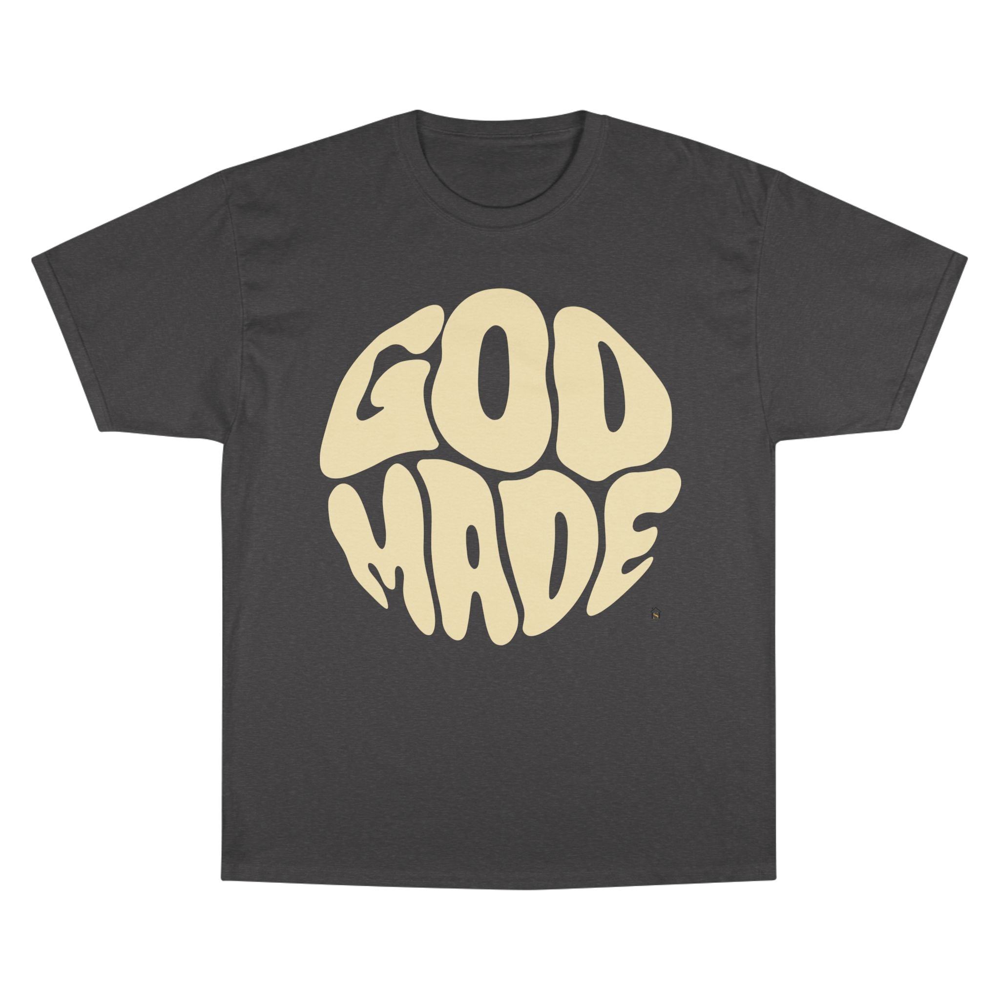 God Made Champion T-Shirt, Casual Wear, Gift for Believers, Inspirational Tee, Everyday Comfort