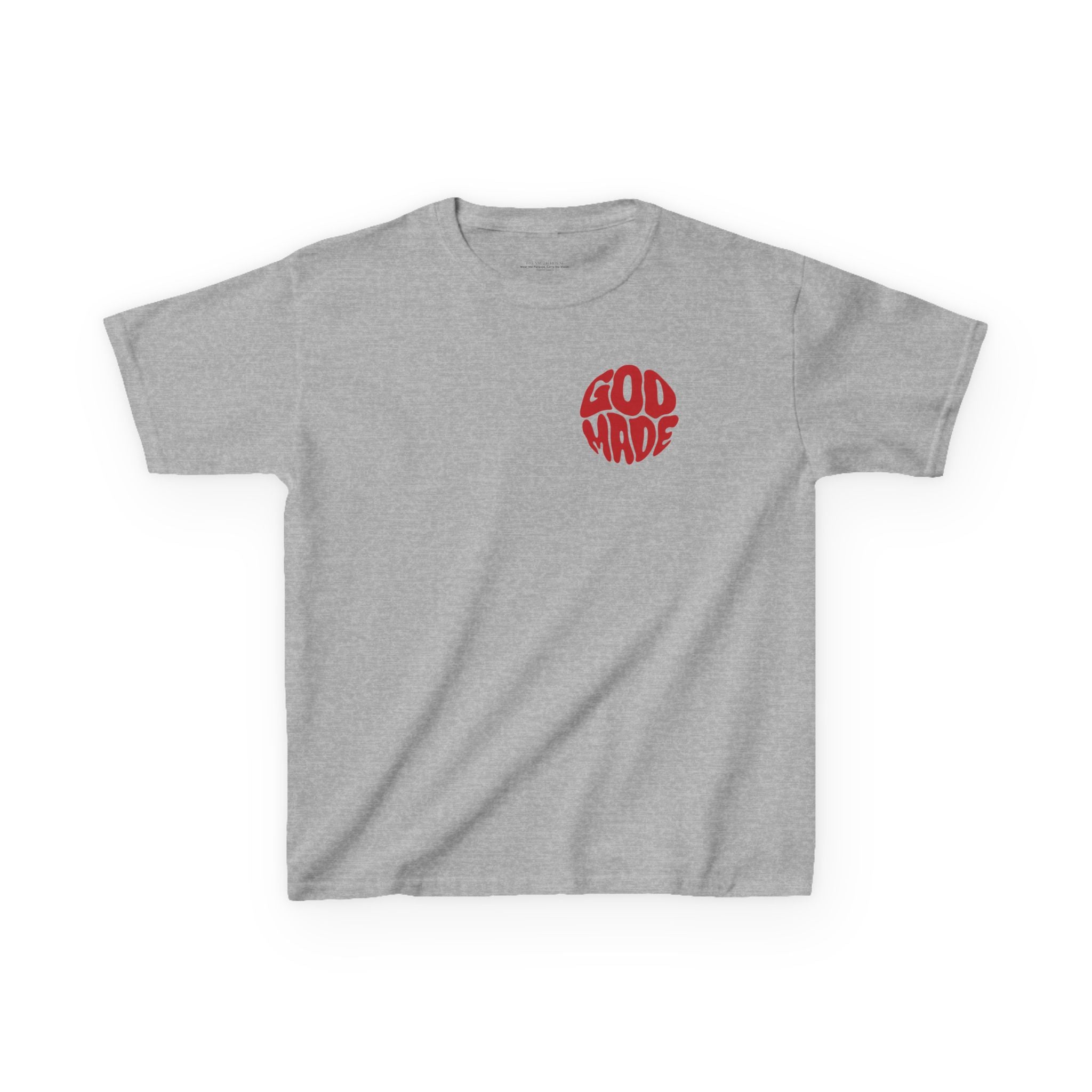 Kids Graphic Tee - 'God Made' Design, Perfect for Birthdays, Family Events, Everyday Wear, Unisex, Playful Style