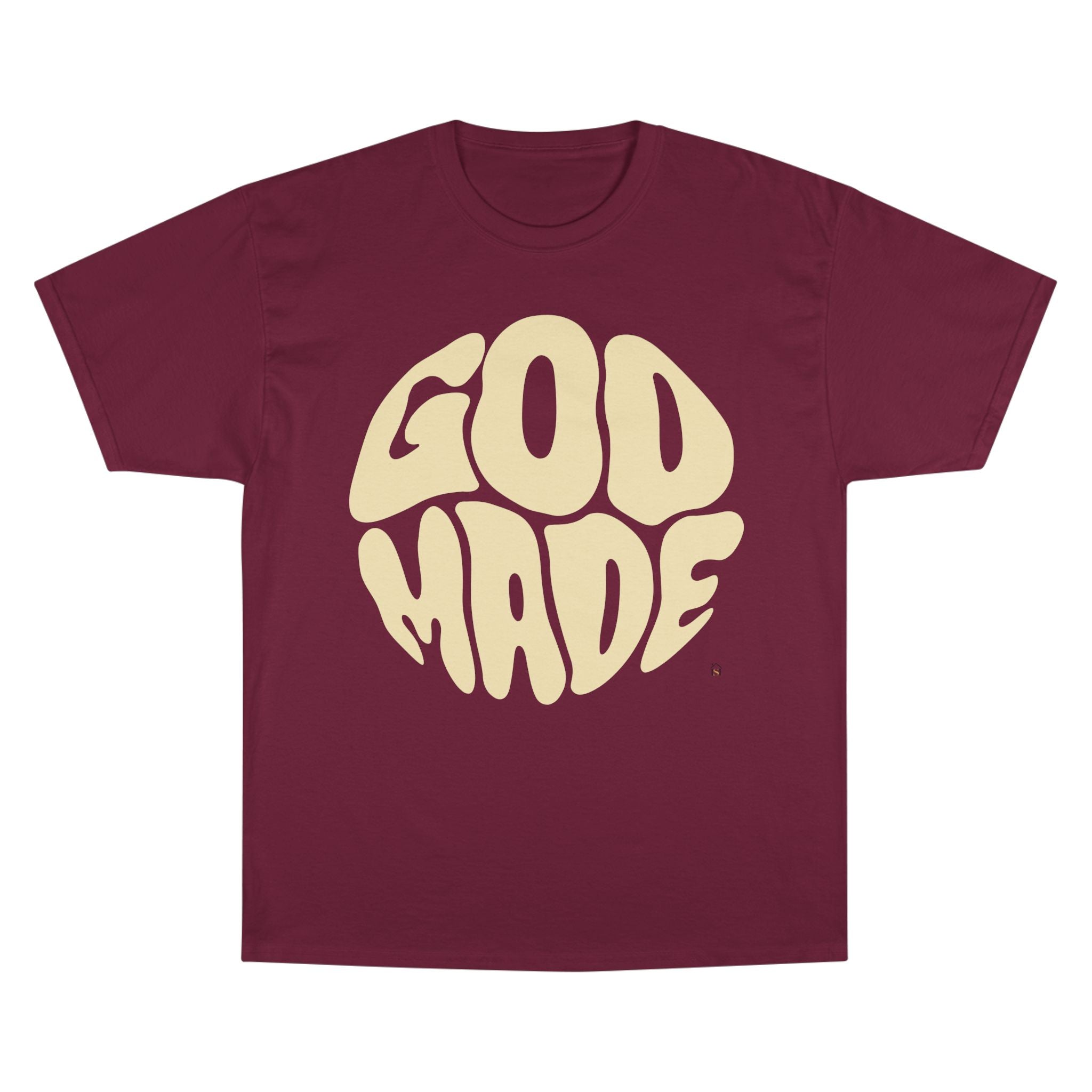 God Made Champion T-Shirt, Casual Wear, Gift for Believers, Inspirational Tee, Everyday Comfort