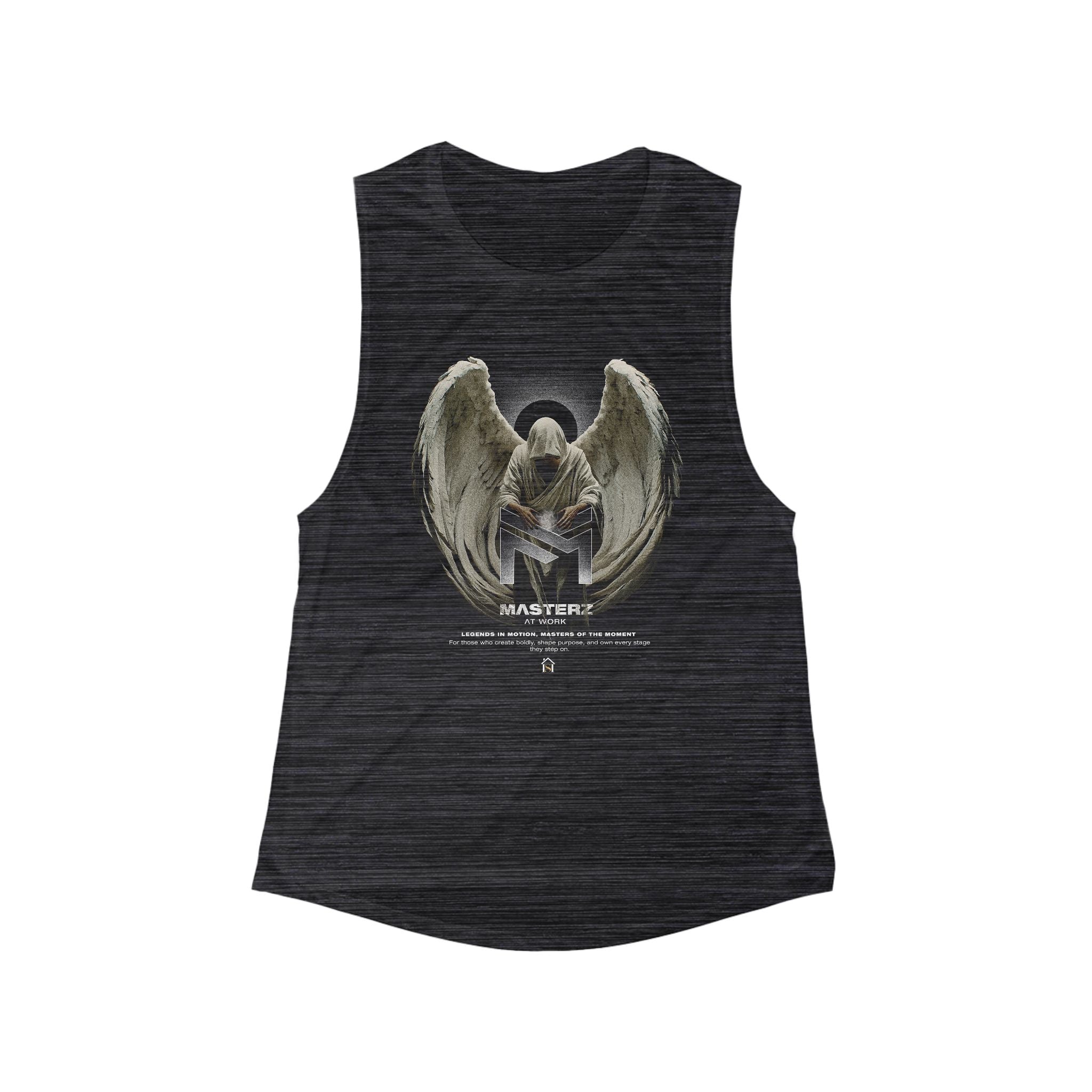 Angel Graphic Muscle Tank for Women - Comfortable & Stylish