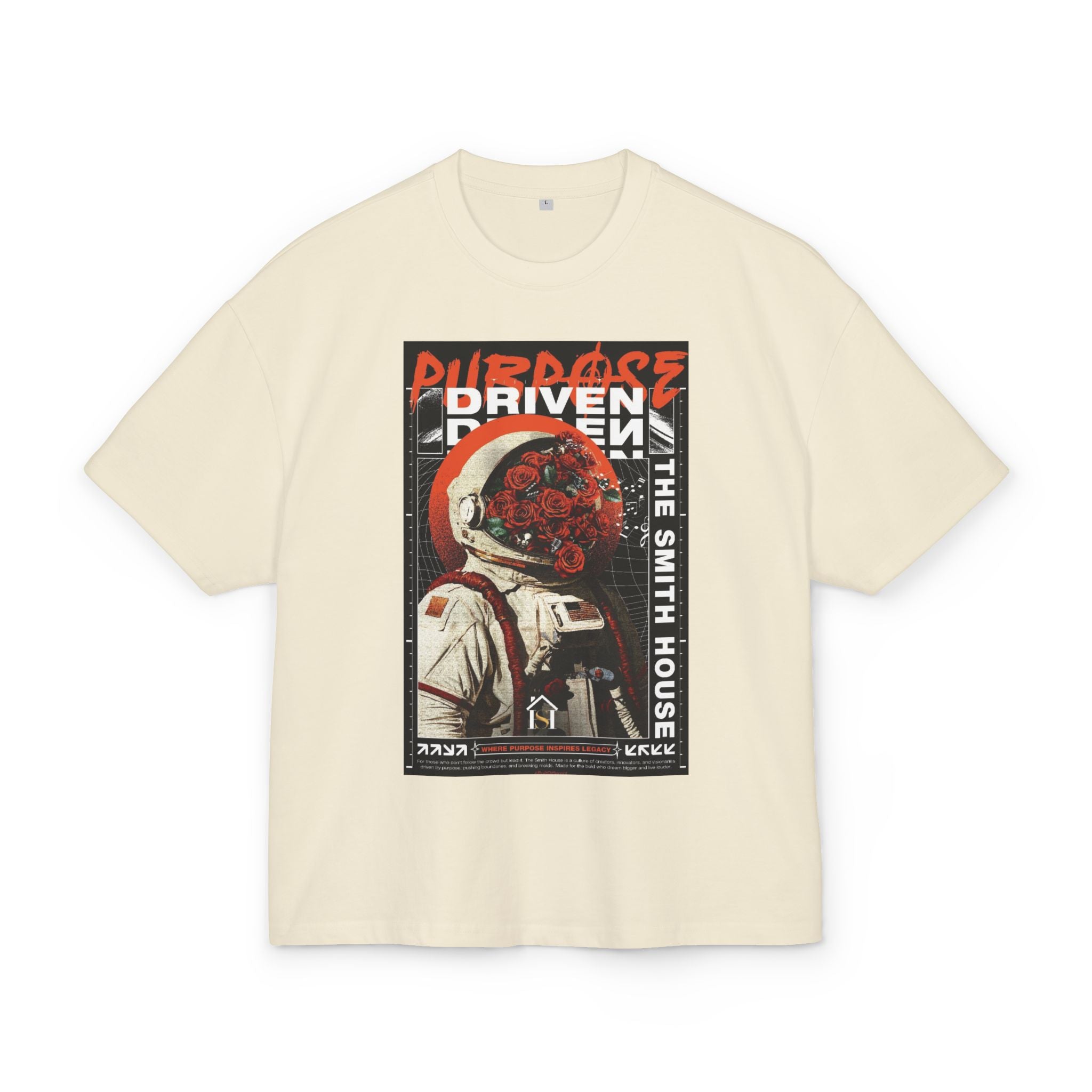 Purpose Driven Astronaut Box Tee - Unisex Heavy Cotton Shirt